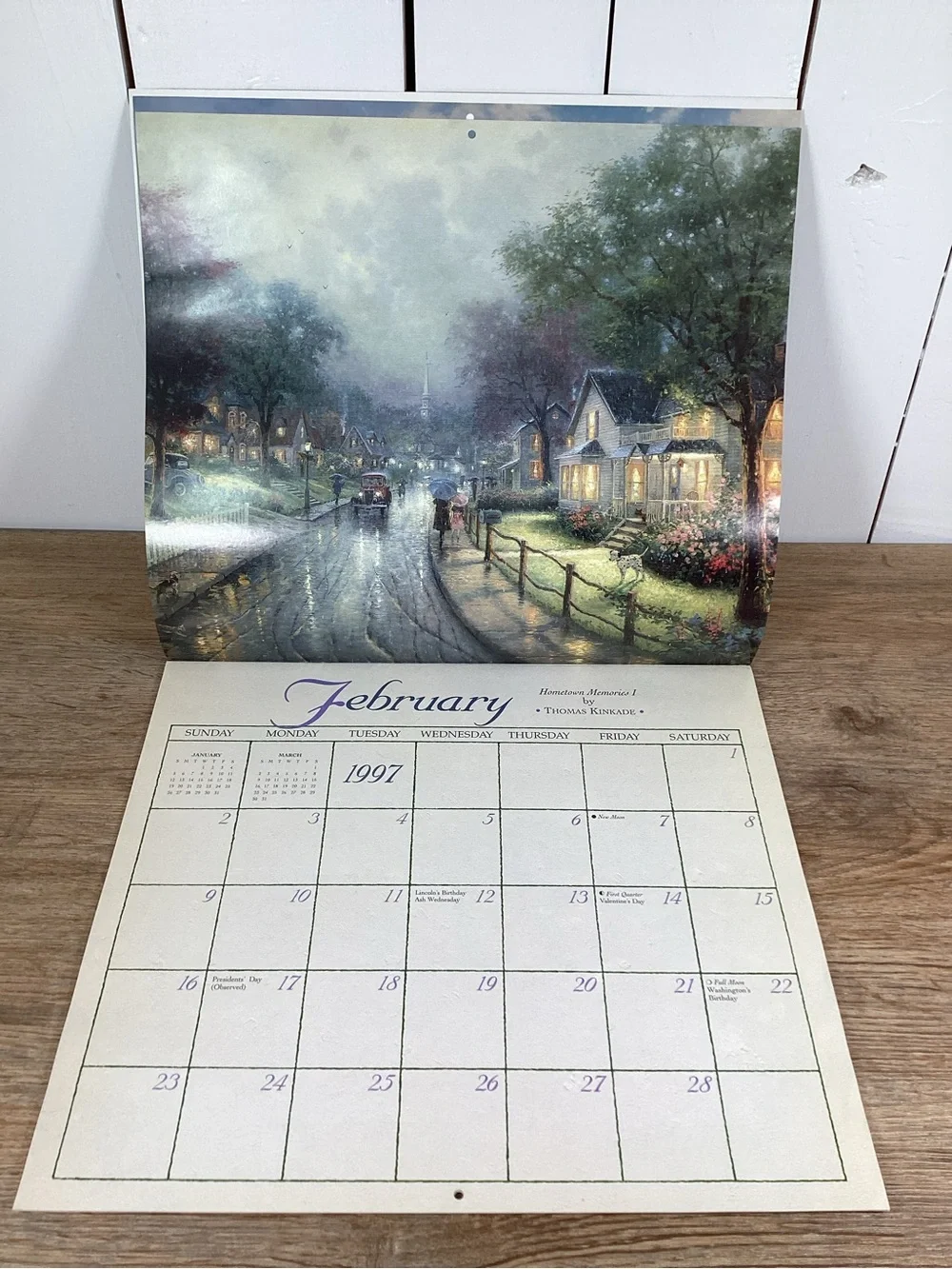 1997 Thomas Kinkade Painter Of Light Calendar